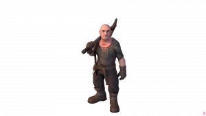 3D render of a dwarf