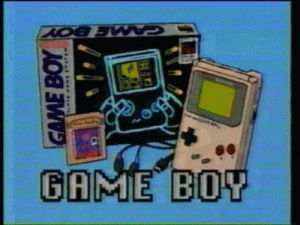 Gif of 90s Game Boy advert