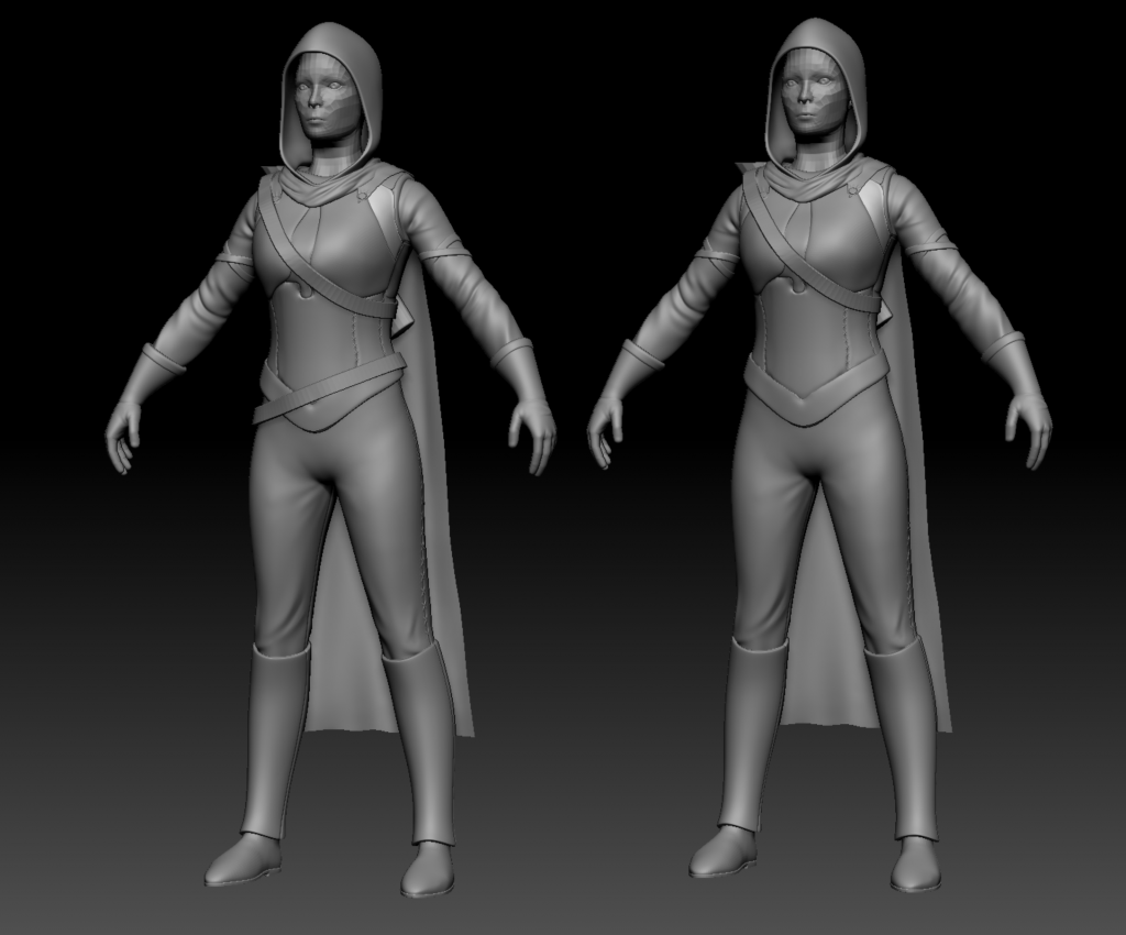 3D models of human Ranger