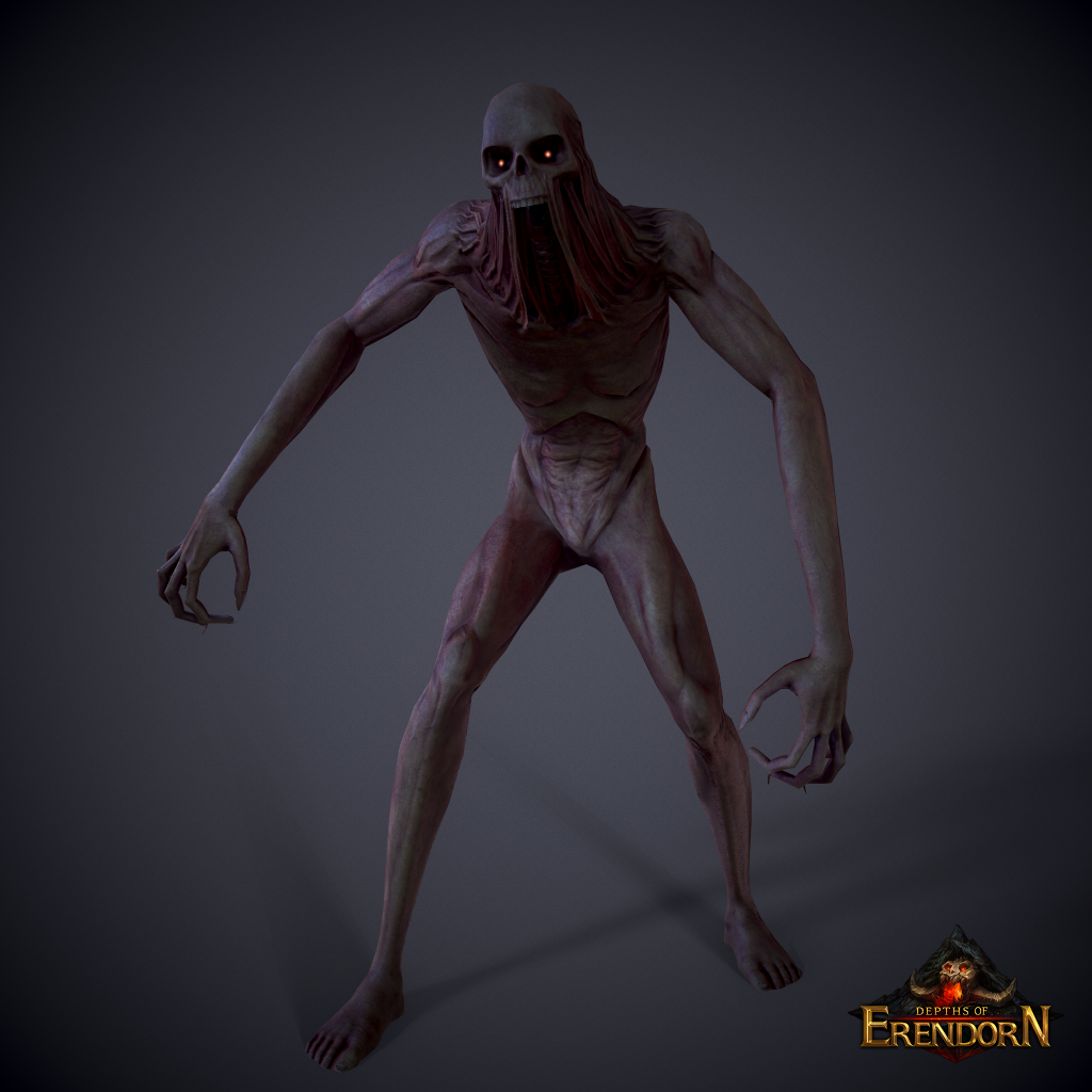 Ghoul from Depths of Erendorn leaning forward and screaming