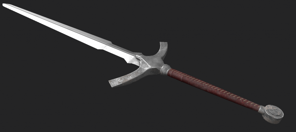 Model of a two-handed sword from Depths of Erendorn