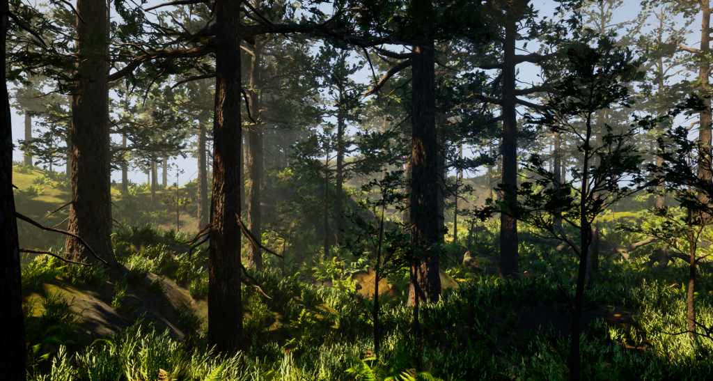 Environment test scene from Depths of Erendorn, made in Unreal Engine
