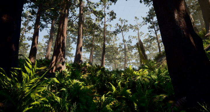 Environment test scene from Depths of Erendorn, made in Unreal Engine
