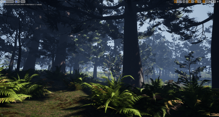 Environment test scene from Depths of Erendorn, made in Unreal Engine