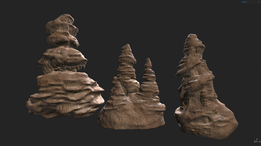 Flowstone set pieces from Depths of Erendorn