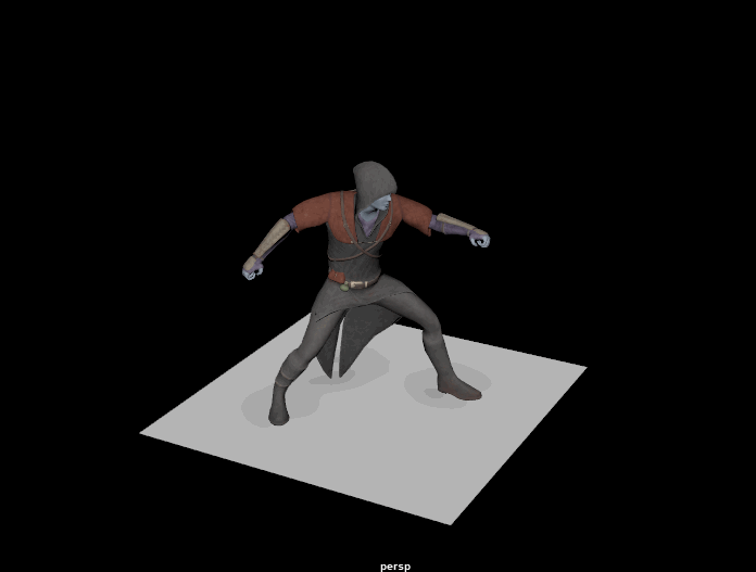 WIP animation of a Twilight Elf Assassin from Depths of Erendorn dodging