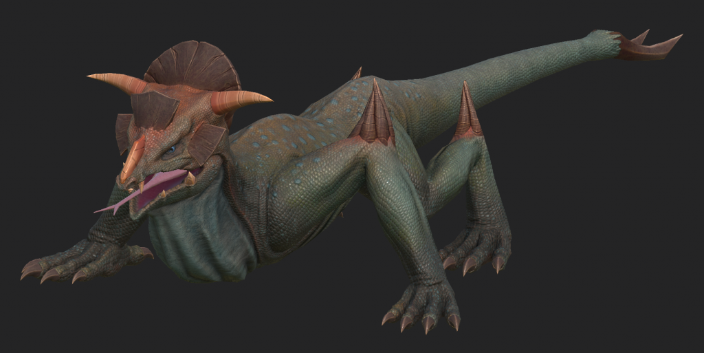 Texture model of Big Lizard from Depths of Erendorn