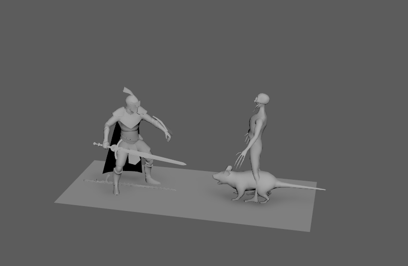 WIP animation for Revenge Thrust from Depths of Erendorn